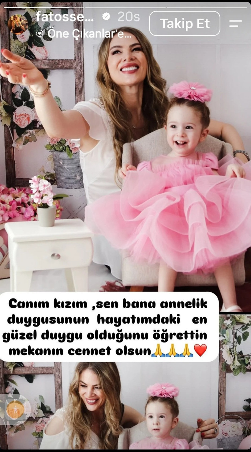 Eski Türkiye güzeli minik kızını kaybetti. Geçen yıl da eşini kaybetmişti - Resim : 1