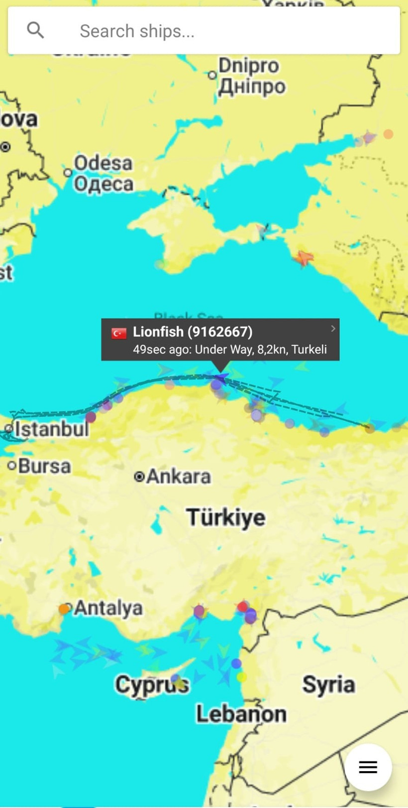 T&uuml;rk bayraklı gemiyi Sinop a&ccedil;ıklarında vurdular! Hem de kendi karasularımızda - Resim : 1