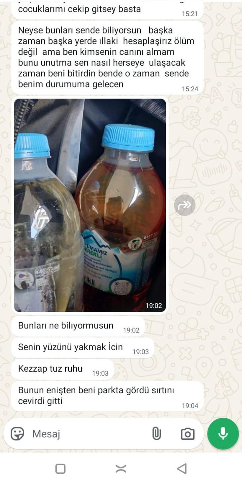 Eşinin ailesine kezzap attı - Resim : 2