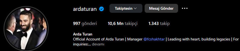 "Tabii ki kalacak" demişti, Arda Turan Galatsaray'ı sessizce sildi - Resim : 2