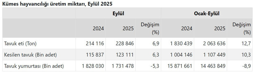 Üretim yumurtada azaldı, tavuk etinde arttı - Resim : 1