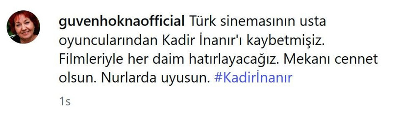Kadir İnanır'ın ardından yazdılar: İçimdeki bayrak yarıya indi - Resim: 14