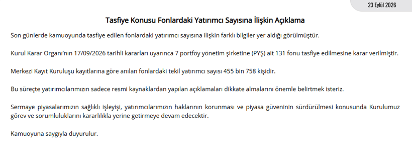 SPK fon mağduru sayısını açıkladı - Resim : 1