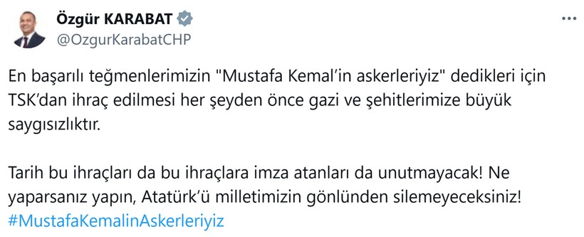 Teğmenlerin ihraç edilmesine sert tepki: 'Bu kararın hesabını soracağız' - Resim: 21