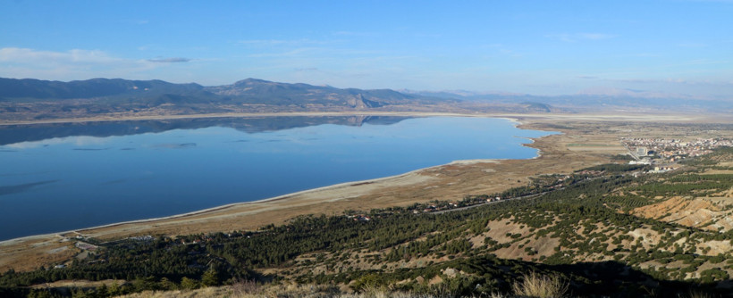 Burdur Gölü 55 yılda 21 metre kayboldu - Resim : 1