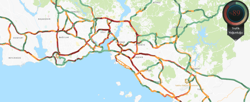 İstanbul’da yollar kilit - Resim : 1