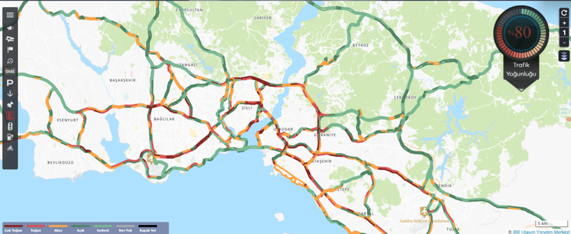 İstanbul trafiğinde ara tatil yoğunluğu - Resim : 1