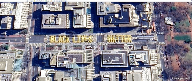 ABD’deki 'Black Lives Matter' yazısı siliniyor - Resim : 1