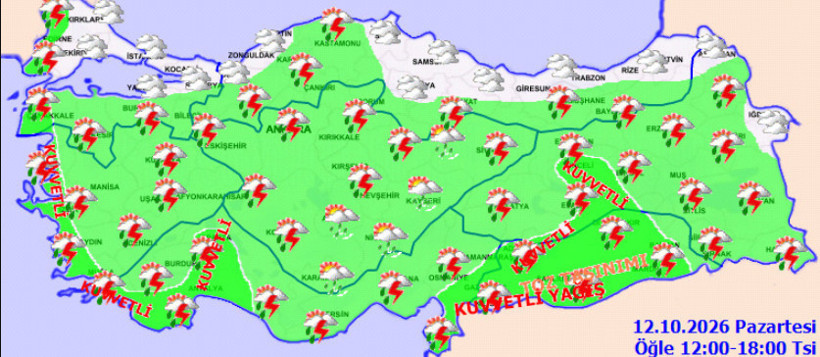 Meteoroloji 8 ili uyardı. Hava sıcaklığı 6 derece birden düşecek - Resim : 3