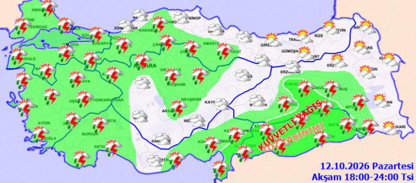 Meteoroloji 8 ili uyardı. Hava sıcaklığı 6 derece birden düşecek - Resim : 4