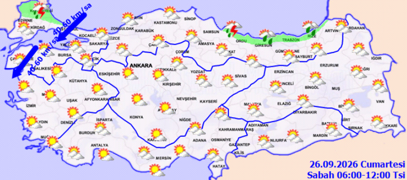 Uyarı &uuml;st&uuml;ne uyarı yapıldı. Bu akşam başlayacak r&uuml;zgarla aralıksız yağacak - Resim : 2