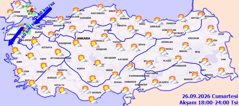 Uyarı &uuml;st&uuml;ne uyarı yapıldı. Bu akşam başlayacak r&uuml;zgarla aralıksız yağacak - Resim : 4