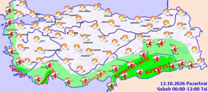 Meteoroloji 8 ili uyardı. Hava sıcaklığı 6 derece birden düşecek - Resim : 2