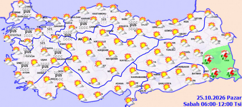 İstanbul için alarm. Kuvvetli sağanak geliyor. Tarih verildi - Resim : 1