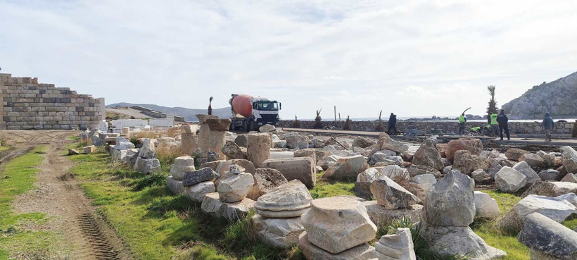 Antik Kentte beton mikseri - Resim : 1