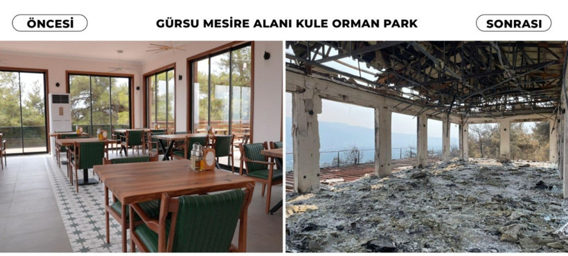 Öncesi-sonrası: Bursa kül oldu - Resim: 1