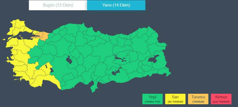 Batıdan başlayacak İstanbul'u da vuracak! Meteoroloji saat saat açıkladı - Resim : 4