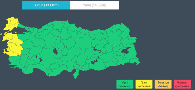 Batıdan başlayacak İstanbul'u da vuracak! Meteoroloji saat saat açıkladı - Resim : 3