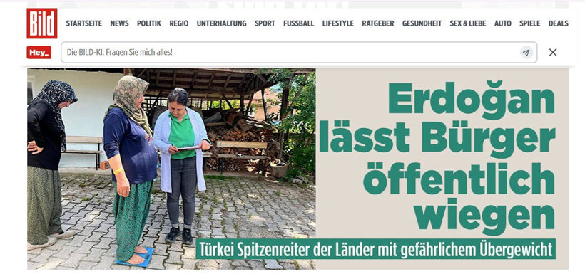 Türkiye'deki tartı Almanya'da manşet oldu - Resim : 1
