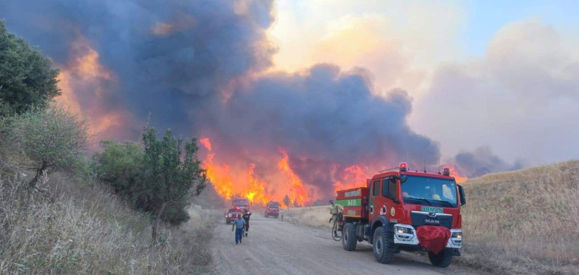 Tekirdağ yangını kontrol altında: Büyük bir afetten kurtulmuşuz - Resim: 7