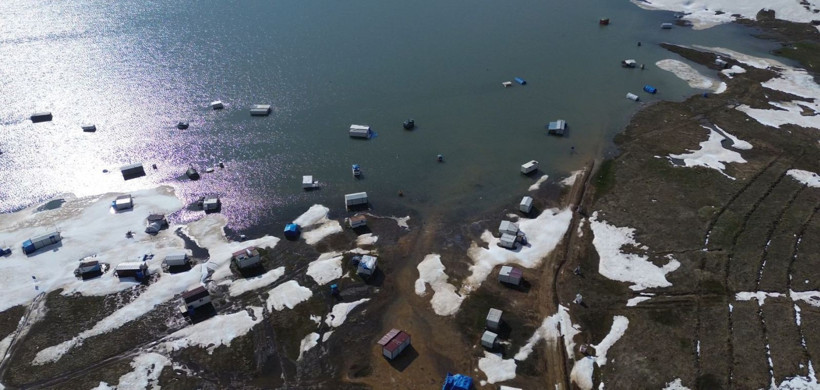 Erciyes eridi, çadırlar su altında kaldı - Resim: 1