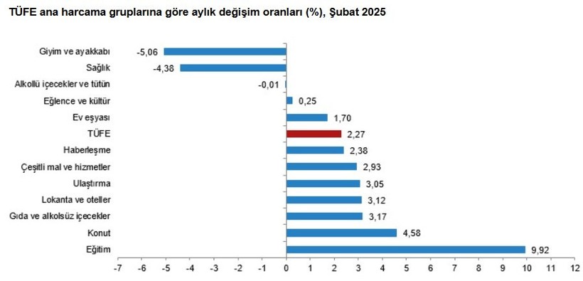 Şubat ayı enflasyon rakamları açıklandı - Resim : 2