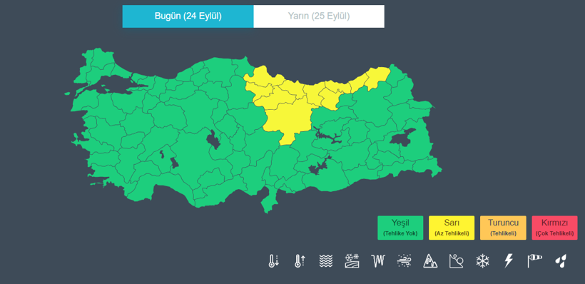 İşe gidip gelirken yanınızda olsun. Meteoroloji kodlu uyarı yaptı - Resim : 5