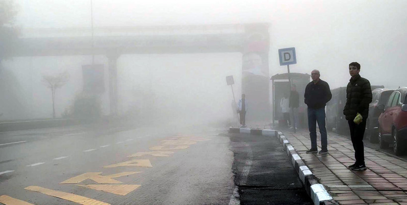 Tekirdağ'da sis nedeniyle uçuşlar iptal edildi - Resim : 1