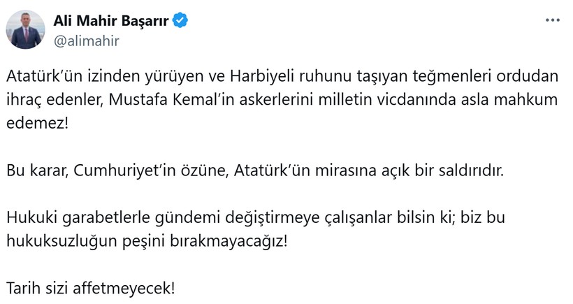 Teğmenlerin ihraç edilmesine sert tepki: 'Bu kararın hesabını soracağız' - Resim: 13