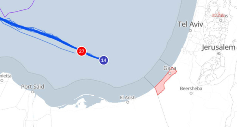 İsrail, Sumud Filosu’na müdahale etti: Aktivistler alıkonuldu - Resim : 1