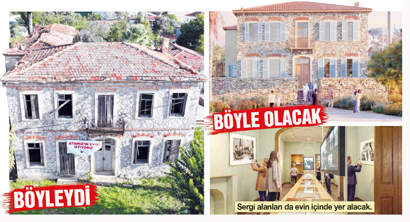 Atatürk’ün evi hayat bulacak - Resim : 1