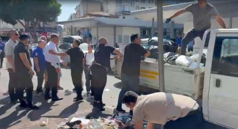 Karşıyaka'da çöp krizi sürüyor - Resim : 6
