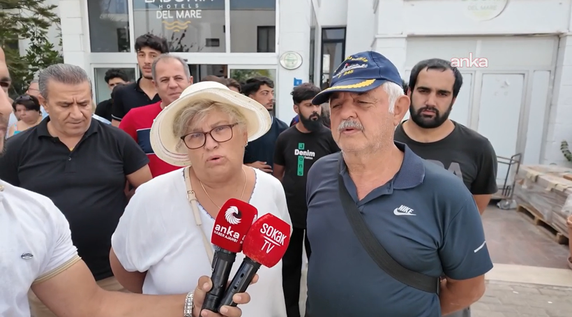 Otel sahibi m&uuml;şteriler ile &ccedil;alışanları otelden kovdu - Resim : 2