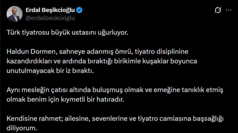 Ünlü isimlerden Haldun Dormen'e veda - Resim: 6