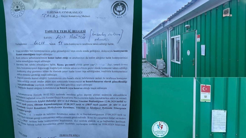 Kahramanmaraş'ta tahliye tebligatı: Keyfinden mi burada oturuyorlar? - Resim : 1