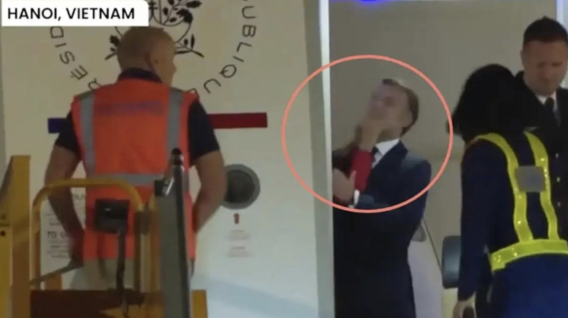 Macron'a kırmızı halıda şok: First Lady görmezden geldi - Resim : 5