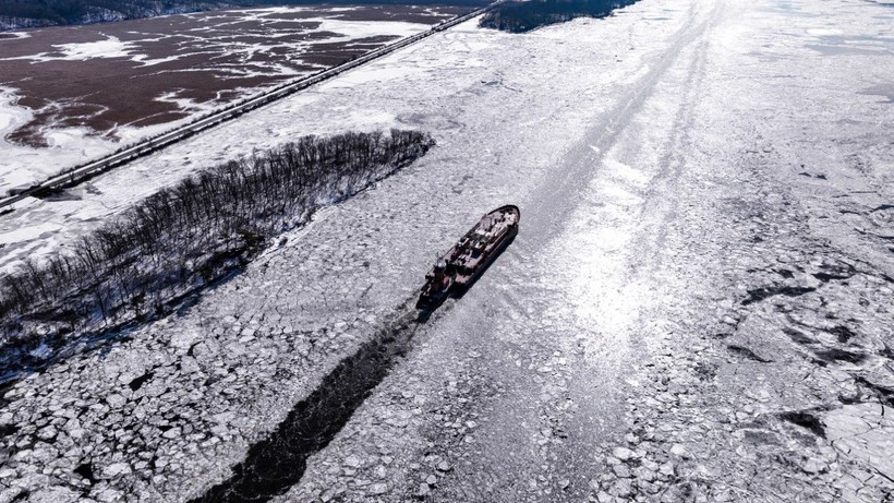 ABD'de dondurucu soğuklar: Hudson Nehri buz tuttu - Resim: 4