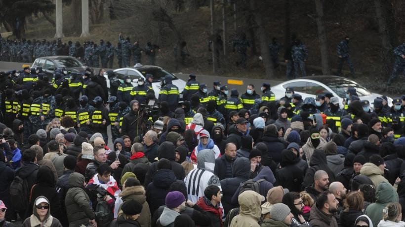 Gürcistan’da AB yanlısı gösteriye müdahale - Resim: 20
