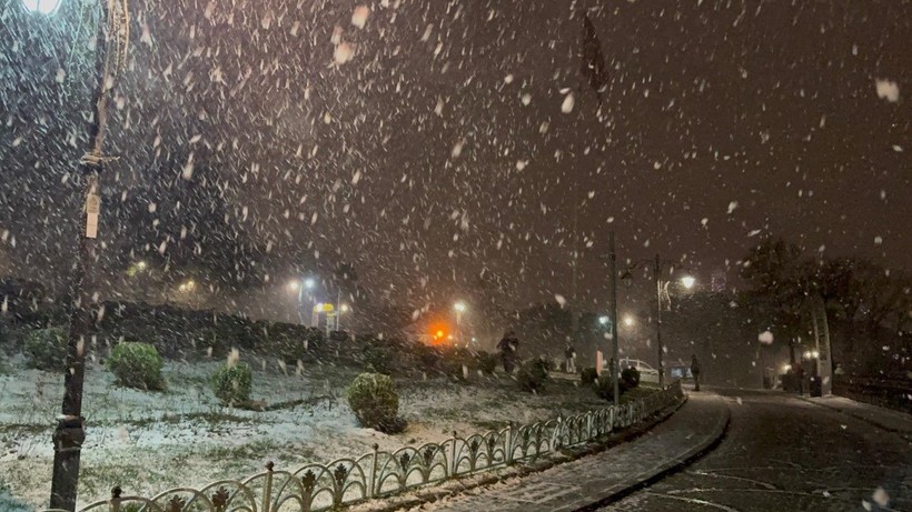 İstanbul'da kar yağışı - Resim: 15