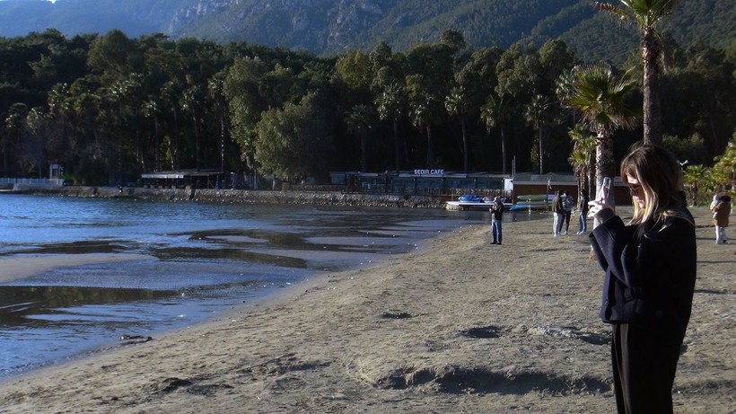 Muğla Akyaka'da deniz suyu 12 metre çekildi - Resim: 4