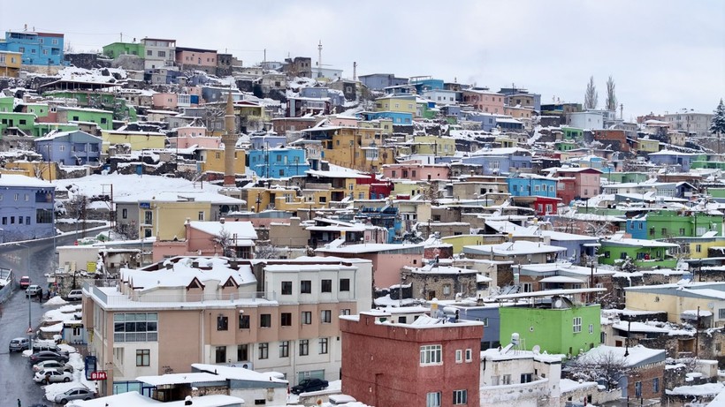 Renk cümbüşüne kar dokunuşu! Kayseri'de eşsiz kış manzarası - Resim: 12