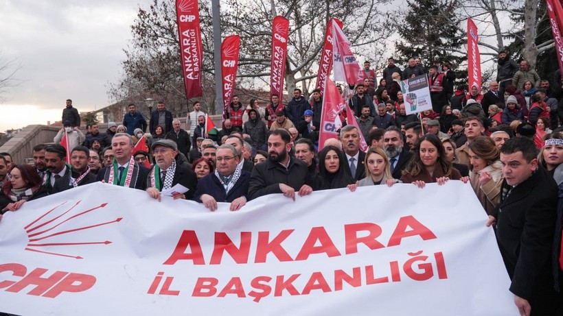 CHP’lilerden Trump’a tepki, Filistin’e destek yürüyüşü - Resim: 6