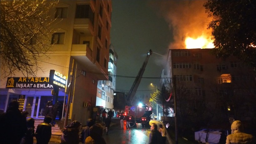 Tekirdağ'da korkutan yangın - Resim : 1