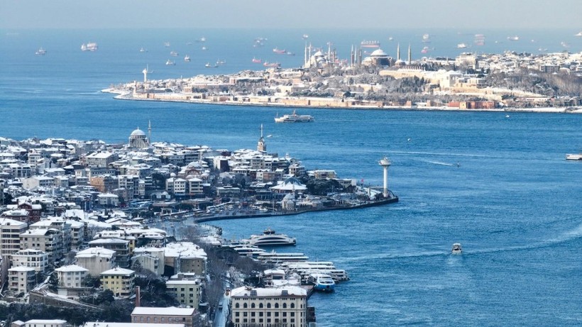 İstanbul kara hasret kalmış: Beyaz örtü üstünde eğlenceli anlar - Resim: 20