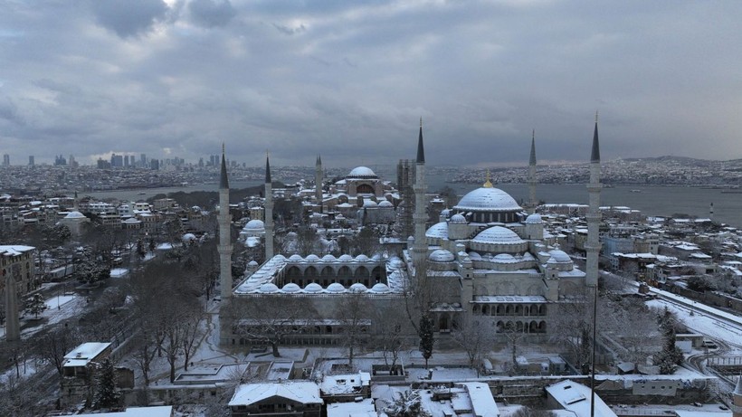 İstanbul kara hasret kalmış: Beyaz örtü üstünde eğlenceli anlar - Resim: 19