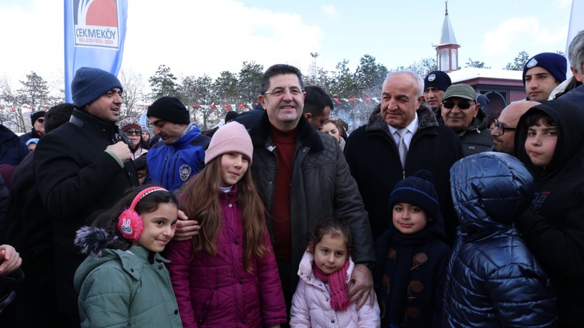 Çekmeköy’de kar topu şenliğinde doyasıya eğlence - Resim : 4