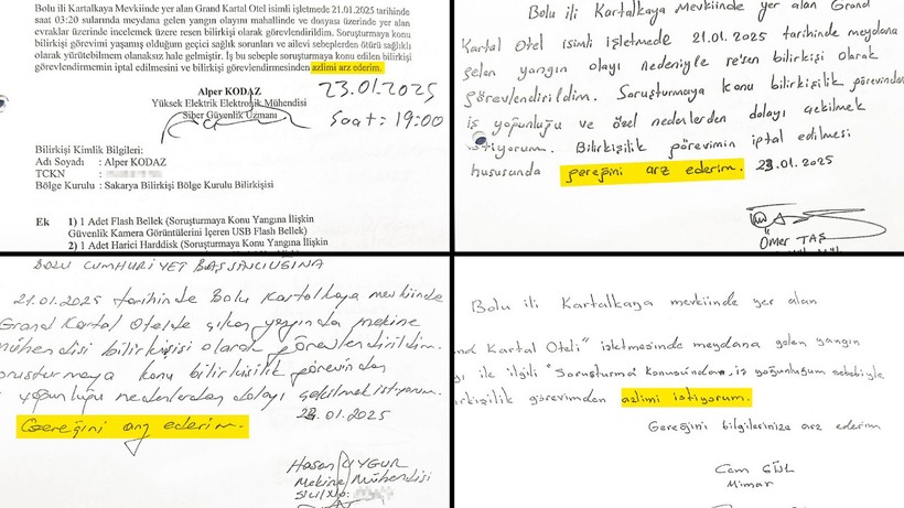 CHP lideri, Bolu'daki bilirkişilerin 'azil' dilekçelerini paylaştı - Resim : 2