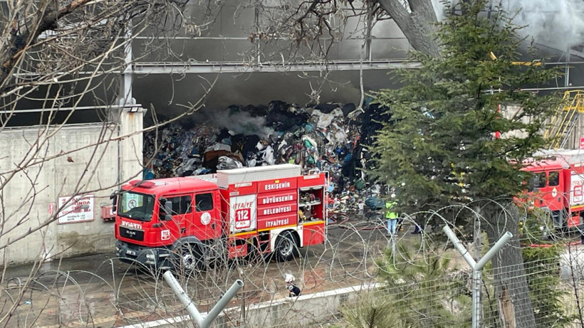 Eskişehir'de fabrika yangını - Resim : 1