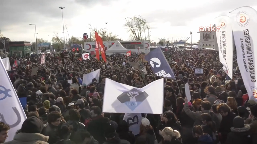 Öğrenciler tutuklu arkadaşları için toplandı - Resim : 1