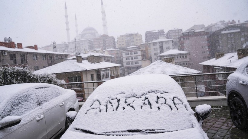 Ankara'da beklenen kar yağışı başladı - Resim: 2
